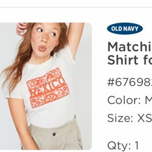 Family matching Mexico T shirts